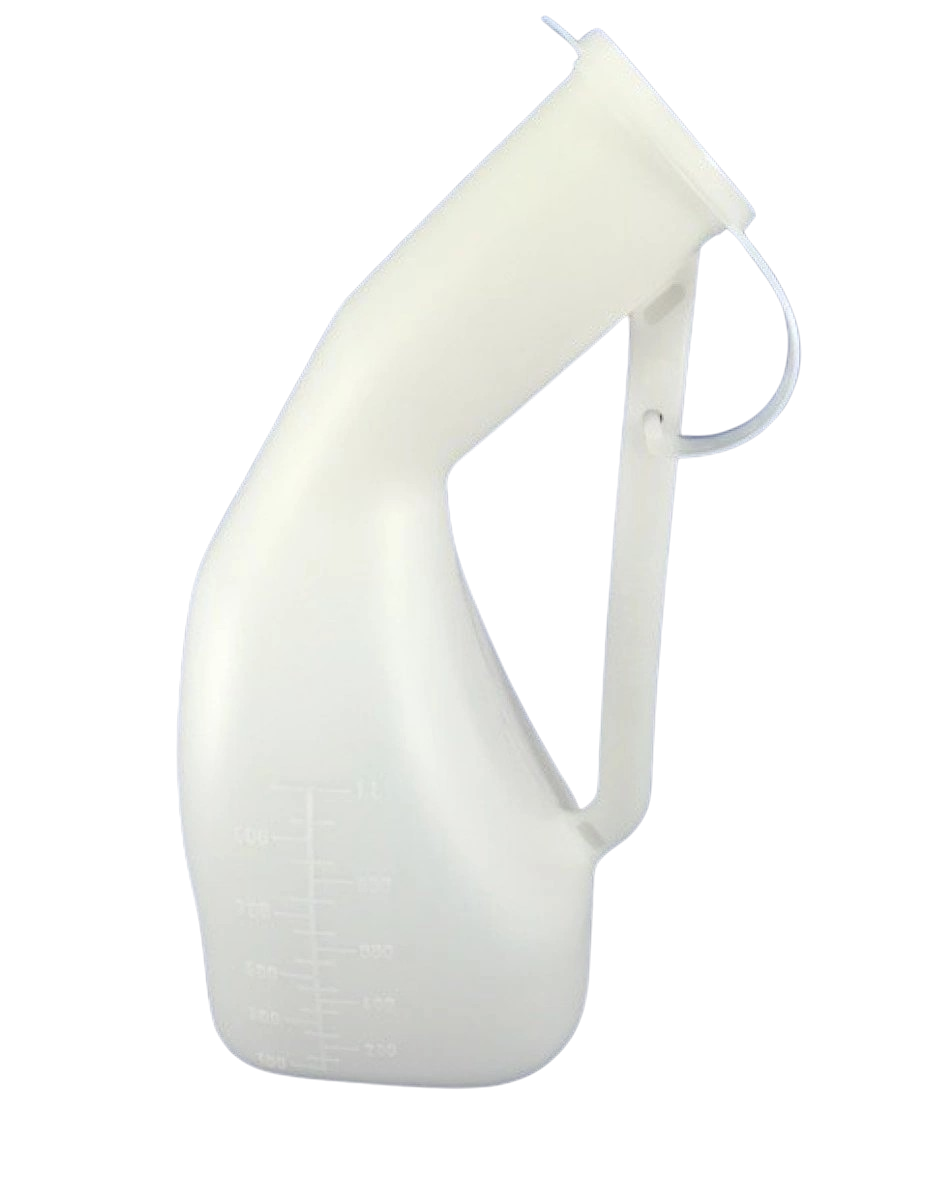 Kaczka sanitarna męska z przykrywką i uchwytem 1000 ml