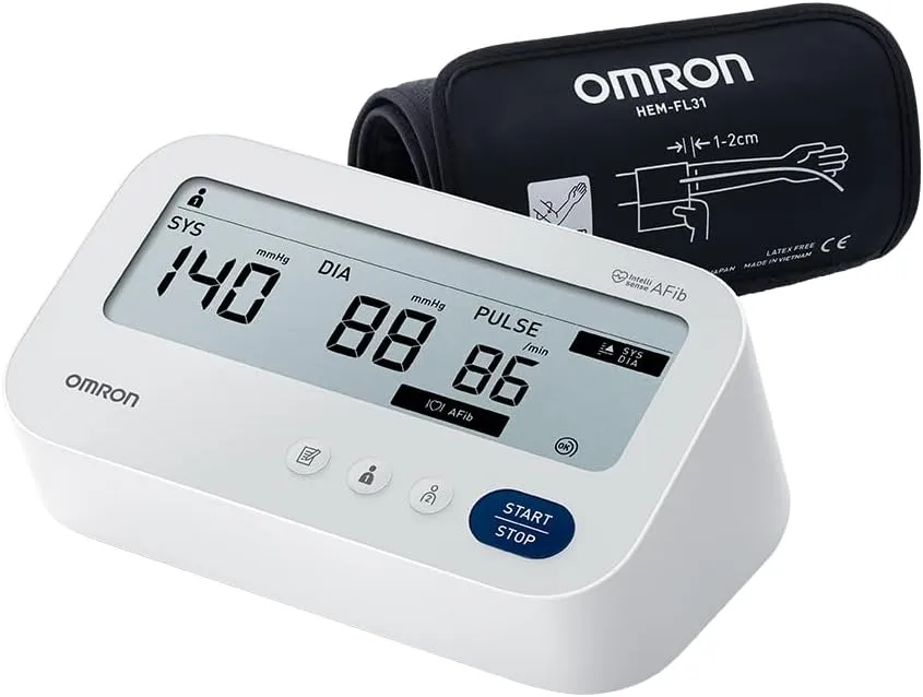 Nowej generacji ciśnieniomierz naramienny OMRON M3 Comfort AFib – inteligentny, dokładny pomiar ciśnienia z wykrywaniem migotania przedsionków i technologią Intellisense™